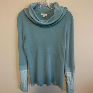 Sundance Blue Cowl Neck Sweater